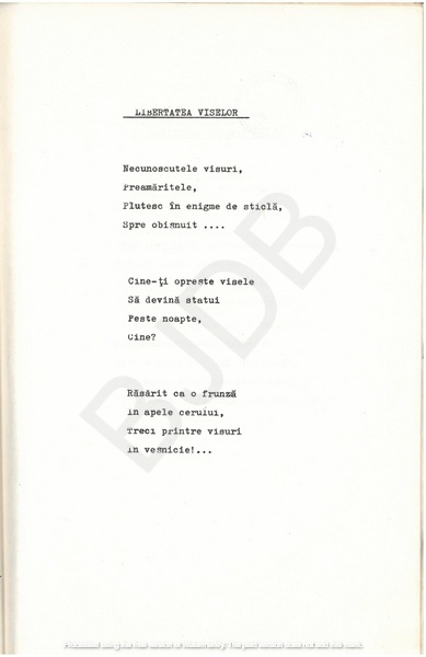 M-1076-1130-16 - 55 de Poezii în manuscris dactilografiat. ALEXANDRU MIRCESCU